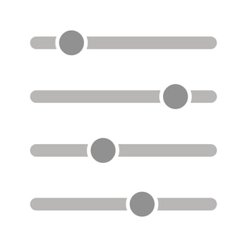 Filtering Icon Design vector