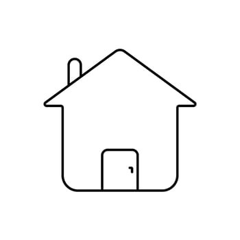home . Simple element illustration. home concept outline symbol design. vector