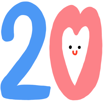 numbers 20 cute png