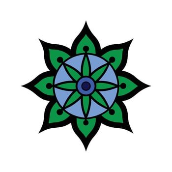 Handmade Mandala Art Techniques vector