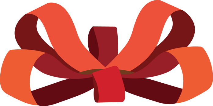 Cute Red Ribbon Bow Graphic Design png