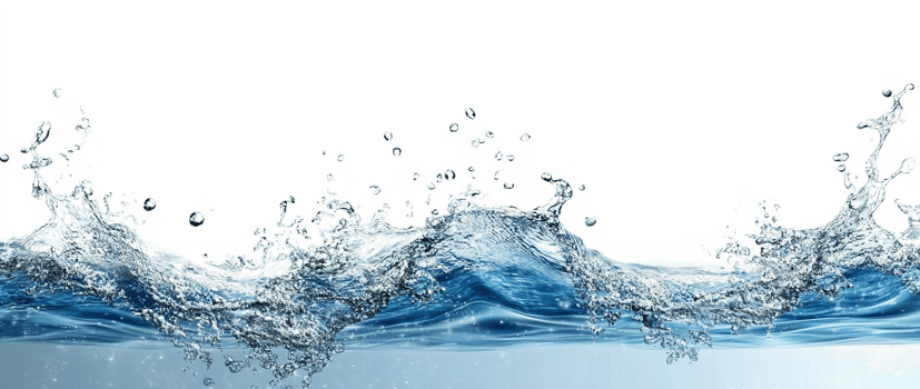 Water splash on transparent background png