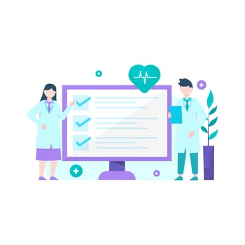Hospital and clinic data synchronization vector