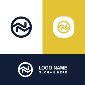 Modern N logo illustration design. Editable file. vector
