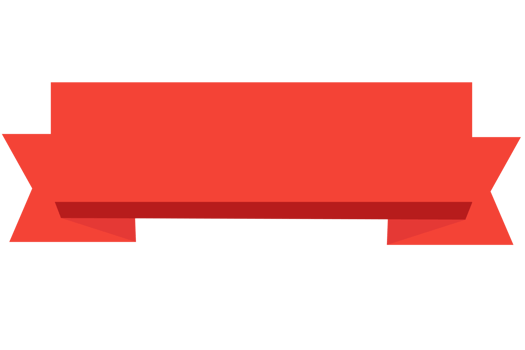 red ribbon banner clipart png