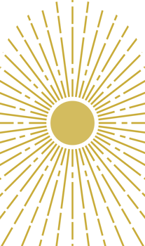 sun light rays minimal boho icon png