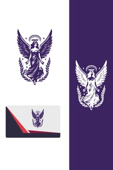 Duma angels logo vector