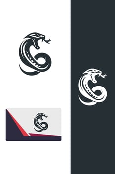 The Viper s Venom fighting snakes logo vector