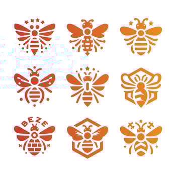 Hive Craft collection design vector