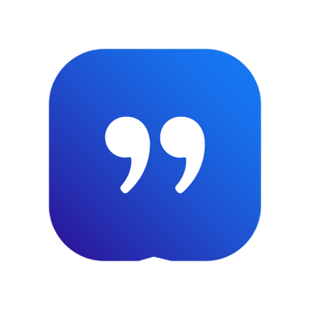 The app icon for the speech bubble png