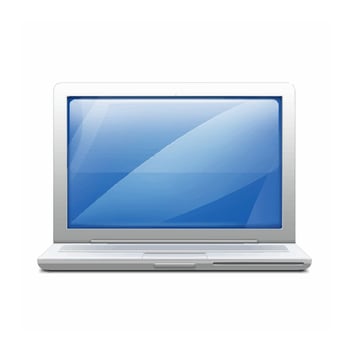 Laptop Cartoon Illustration vector