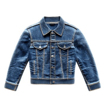 Denim Jacket on Transparent Background png