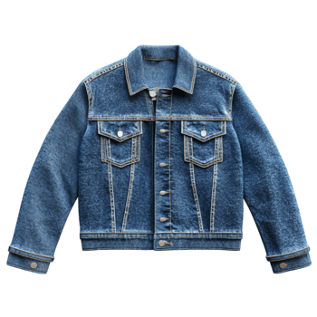 Denim Jacket on Transparent Background png