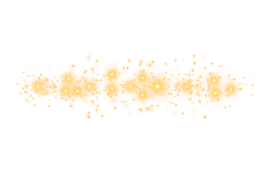 Sparkle Effect.Festive abstract christmas texture, golden bokeh particles and highlights on background. High quality photo png
