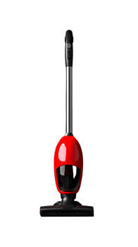 Red Vacuum Cleaner with Sleek Design on Transparent Background png