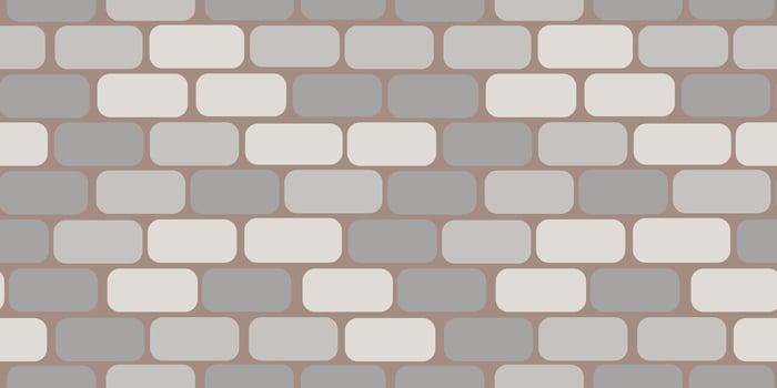 Repeating background, seamless pattern. Brick wall. Construction, brickwork. Stone texture. Dynamic colors, geometric shapes. Template for web banner, flyer design. vector