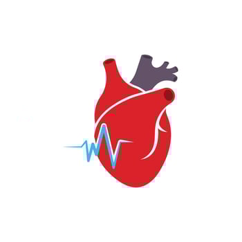 heart logo illustration vector