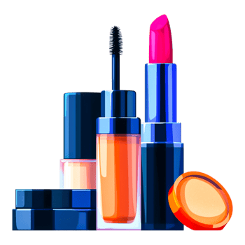 Colorful Cosmetic Products Beauty Lovers png