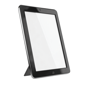 Modern Black Tablet PC Blank Screen Digital Device Technology png