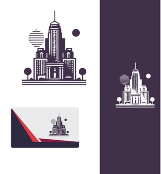 Prism Scape Architecture Logo vector
