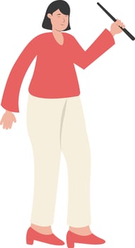 Businesswomen character illustration vector
