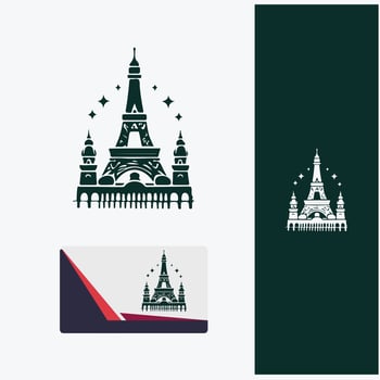 Tower Moments eiffel logo vector