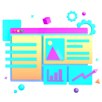 3D Web 3.0 Metaverse png