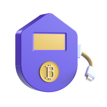 3D Hardware Wallet Cryptocurrency Online Money png