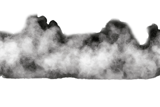Delicate Vapor Smoke Effect on Transparent Background png