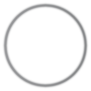 Grey Neon Glowing Circle Border Frame. Gradient Circle Frame in Black Neon. png