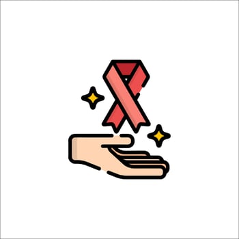 Aids awareness icon illustration vector