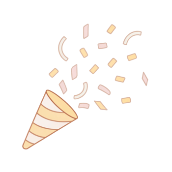 Joyful Party Horn Spreading Cheerful Vibes png