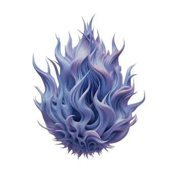 Mystical Fire Touching the Sky png