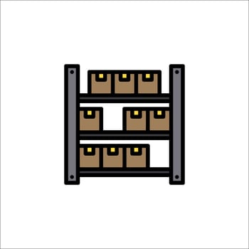 Warehouse icon illustration vector