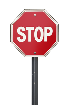 Stop Road Sign Isolated on Transparent Background png