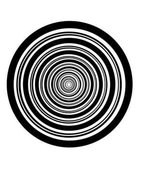 A black and white image of a circular pattern png