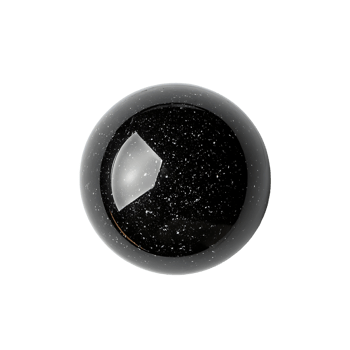 A black ball with a shiny surface png
