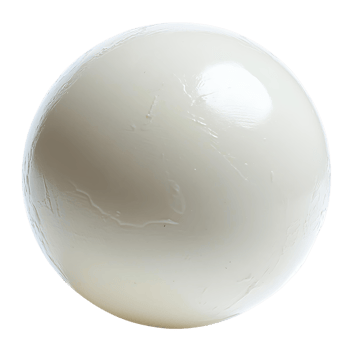 A white ball with a rough surface png