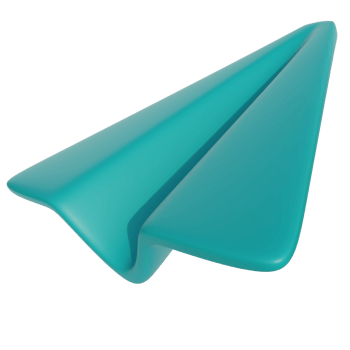 paperplane 3d icon png
