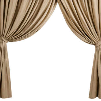 The golden color curtain. png