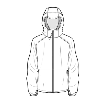 WINBREAKER JACKET FOR MAN'S vector