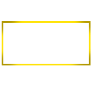 Yellow Rectangle Frame with Dark Corners png
