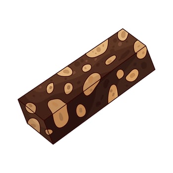 Illustration of Nougat vector