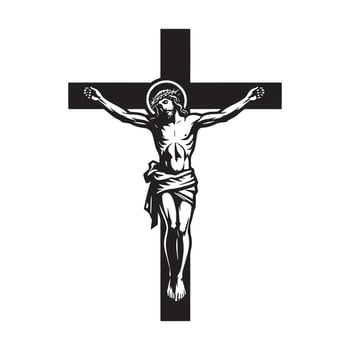 Jesus on the Cross Radiance vector