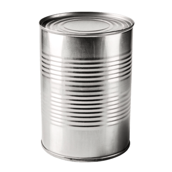 Tin can isolated on a transparent background png