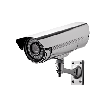 Security camera isolated on transparent background png