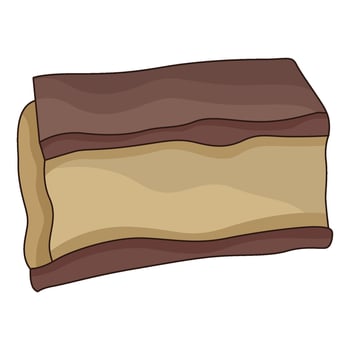 illustration of cake vector