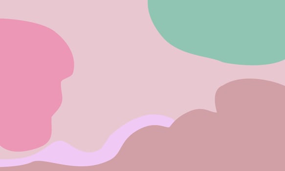 pastel freeform on pink background . vector