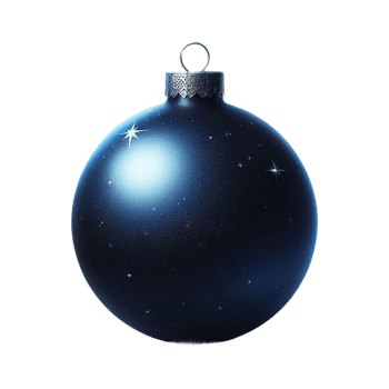 christmas tree blue ornament, elegant blue holiday decor png