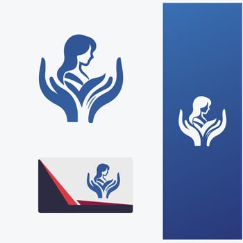 Femme Bloom women care logo vector